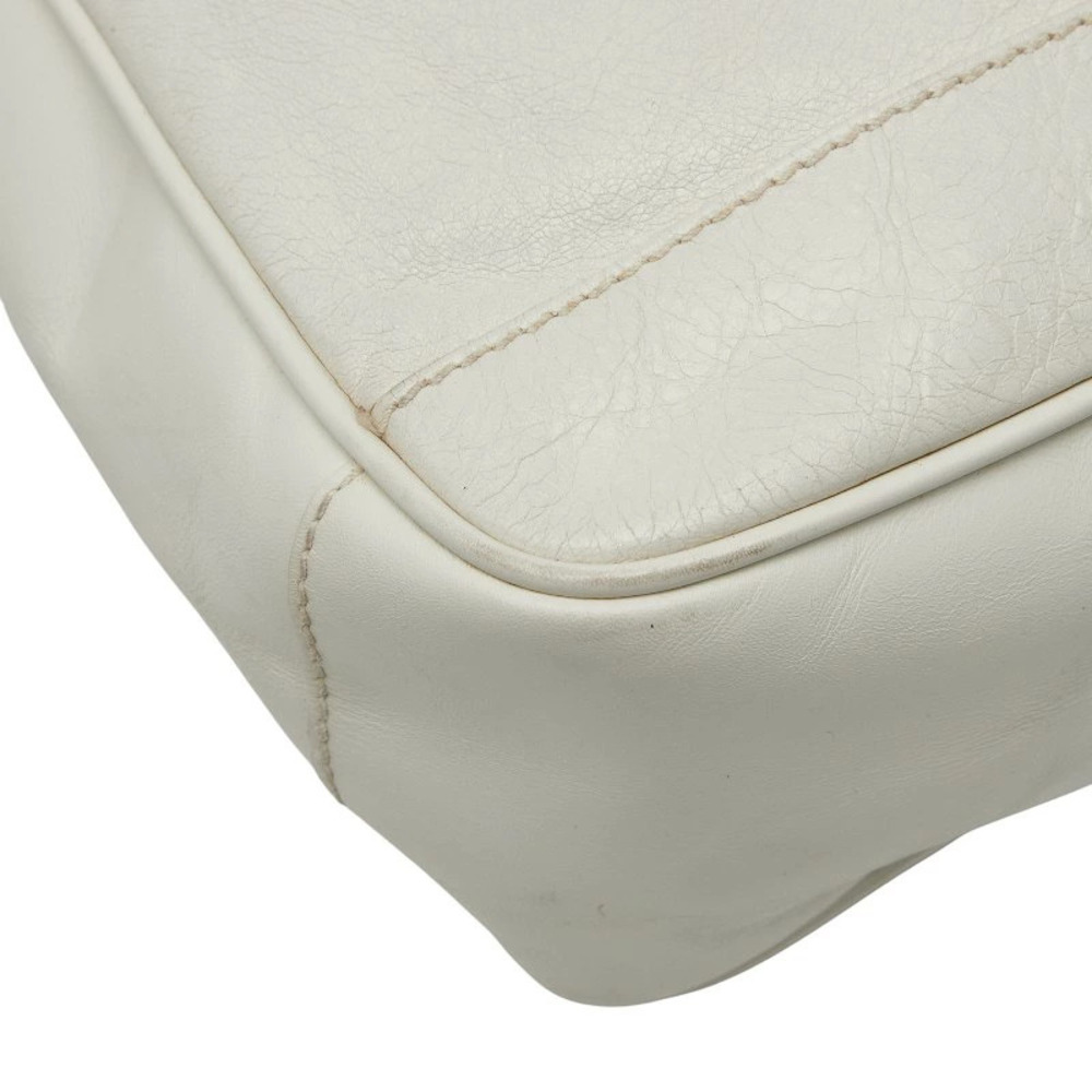 Balenciaga Reporter Crossbody Bag White Leather - Picture 4 of 8